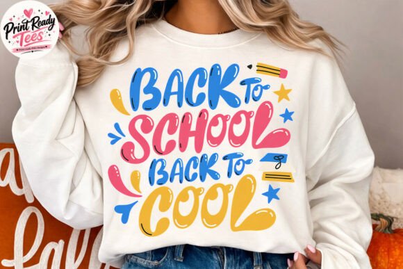 Back to School Back to Cool Fun PNG