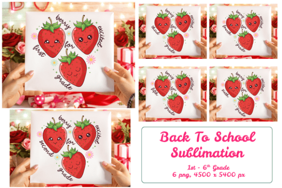 Berry Excited Back to School PNG
