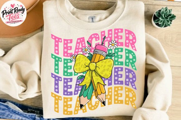 Colorful Teacher Bow Back to School PNG: A Vibrant Solution for Celebrating Educators