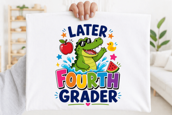 Cool Alligator Back to School PNG for Creative Projects