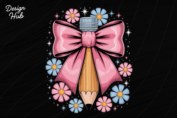 Cute Pencil Bow PNG, Back to School Tee: A Practical Guide for Designers and Educators