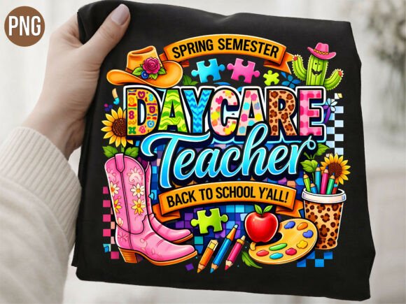 Daycare Teacher Back to School Yall PNG