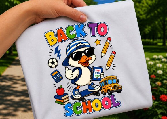 Embracing the Back to School Cool Duck PNG for Creative Educators and Designers