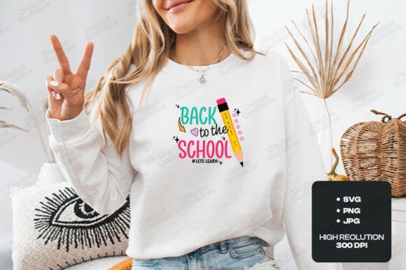 Revitalizing Classroom Creativity with the Back to School Cute Pencil Graphic