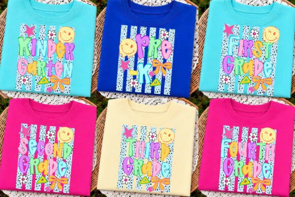 Striped Back to School Sublimation Ideas