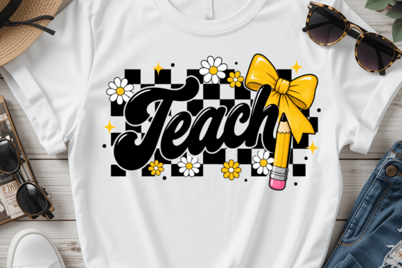 Teach Pencil Bow PNG, Back to School Tee: A Practical Guide for Educators and Creators
