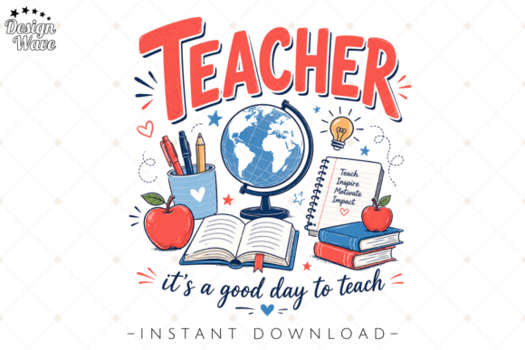 Teacher PNG Back to School Shirt Design