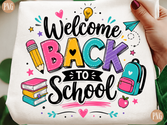 Welcome Back to School Typography PNG: A Strategic Asset for Modern Creators